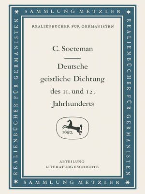 cover image of Deutsche geistliche Dichtung des 11. und 12. Jahrhunderts